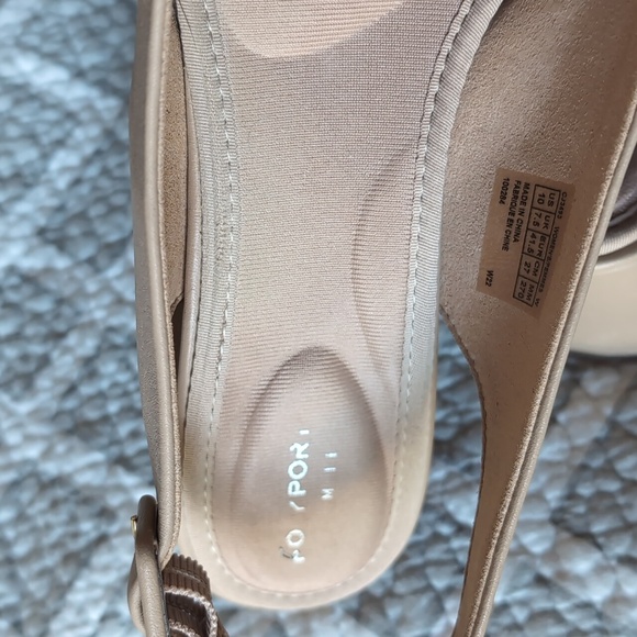 2" block heel sling back - Picture 3 of 4